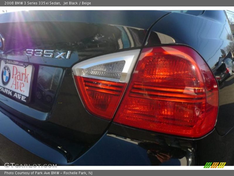 Jet Black / Beige 2008 BMW 3 Series 335xi Sedan