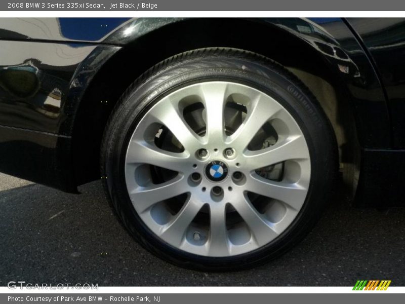 Jet Black / Beige 2008 BMW 3 Series 335xi Sedan