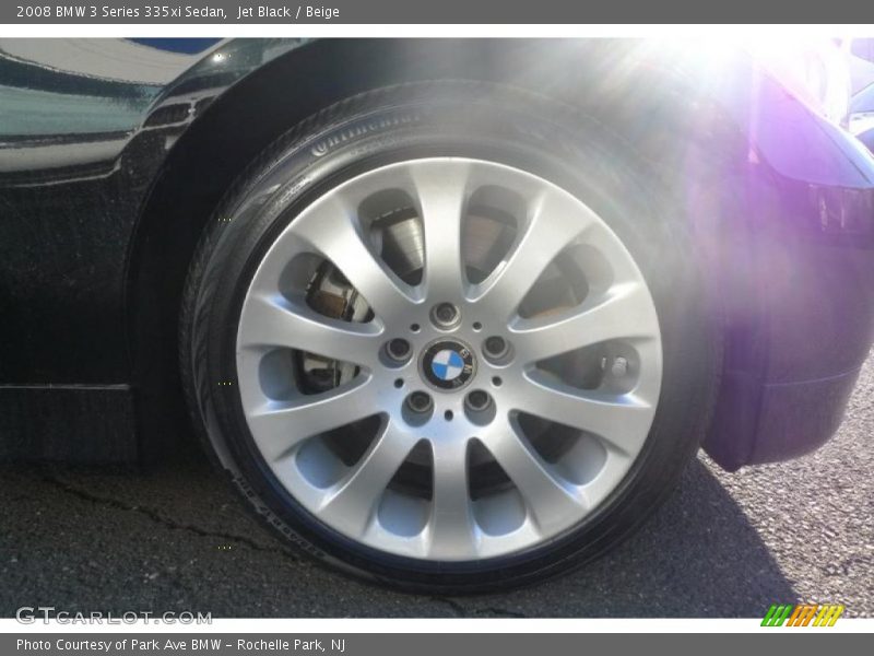 Jet Black / Beige 2008 BMW 3 Series 335xi Sedan