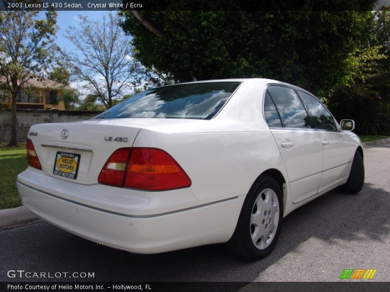 Crystal White / Ecru 2003 Lexus LS 430 Sedan