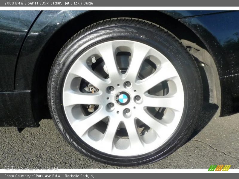 Jet Black / Beige 2008 BMW 3 Series 335xi Sedan