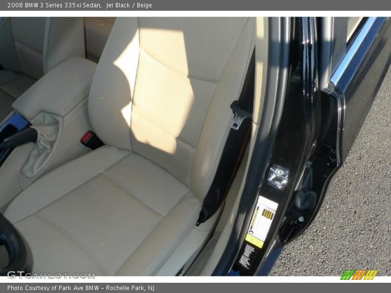 Jet Black / Beige 2008 BMW 3 Series 335xi Sedan