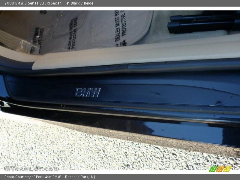 Jet Black / Beige 2008 BMW 3 Series 335xi Sedan