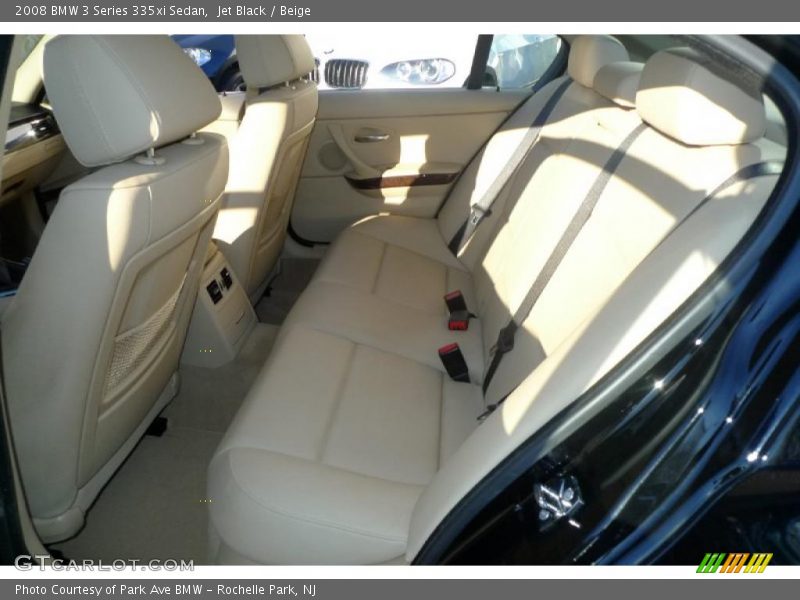Jet Black / Beige 2008 BMW 3 Series 335xi Sedan