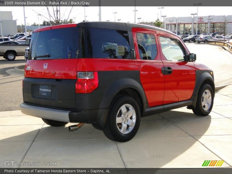 Rallye Red / Black/Gray 2005 Honda Element EX