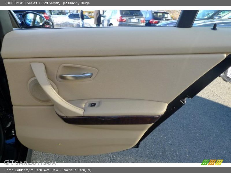 Jet Black / Beige 2008 BMW 3 Series 335xi Sedan