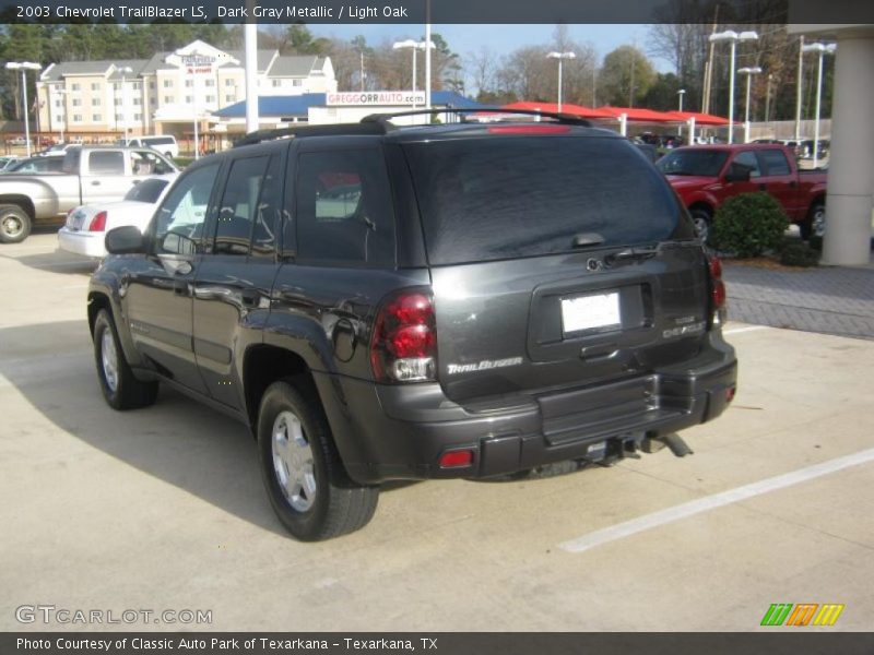 Dark Gray Metallic / Light Oak 2003 Chevrolet TrailBlazer LS