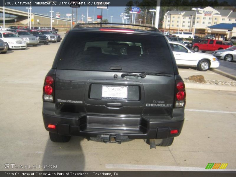 Dark Gray Metallic / Light Oak 2003 Chevrolet TrailBlazer LS