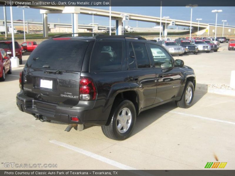 Dark Gray Metallic / Light Oak 2003 Chevrolet TrailBlazer LS