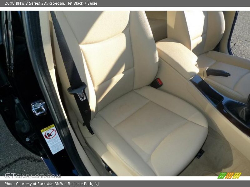 Jet Black / Beige 2008 BMW 3 Series 335xi Sedan