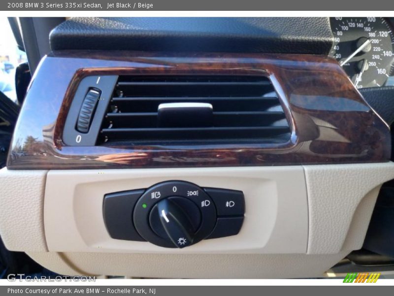 Jet Black / Beige 2008 BMW 3 Series 335xi Sedan