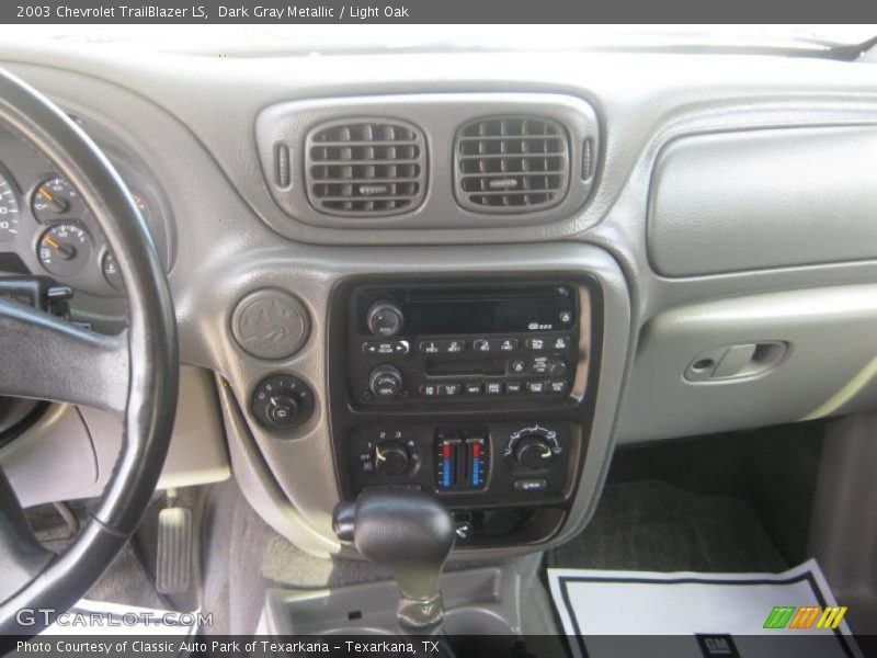 Dark Gray Metallic / Light Oak 2003 Chevrolet TrailBlazer LS