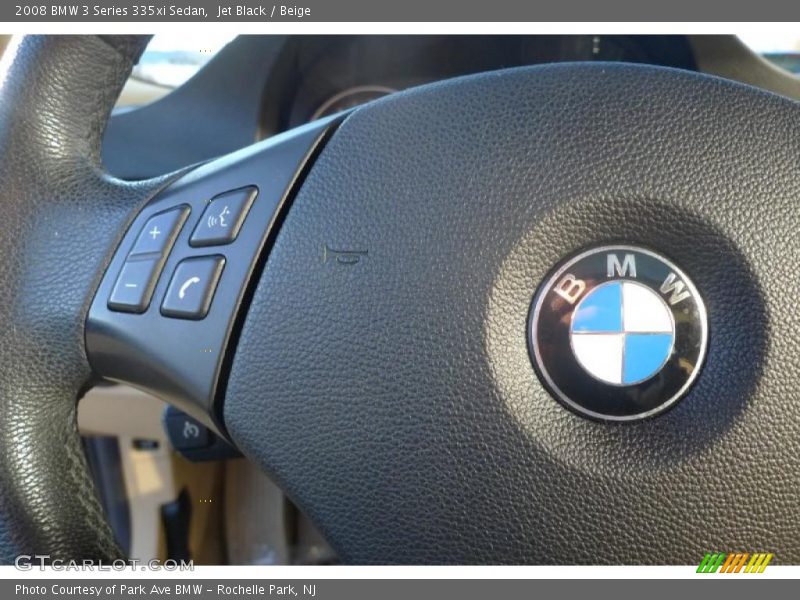 Jet Black / Beige 2008 BMW 3 Series 335xi Sedan