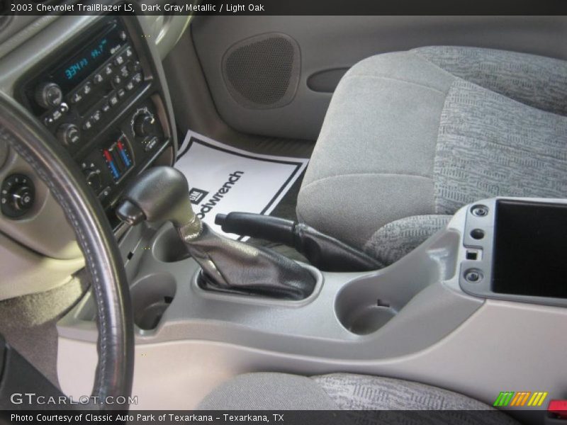 Dark Gray Metallic / Light Oak 2003 Chevrolet TrailBlazer LS