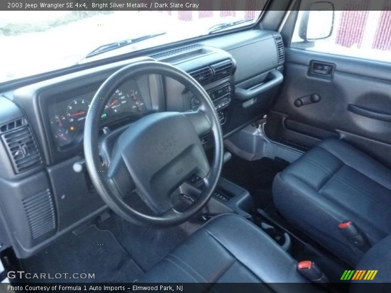 Bright Silver Metallic / Dark Slate Gray 2003 Jeep Wrangler SE 4x4