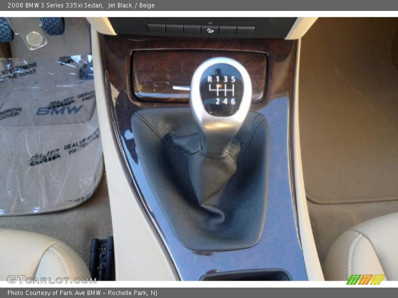 Jet Black / Beige 2008 BMW 3 Series 335xi Sedan