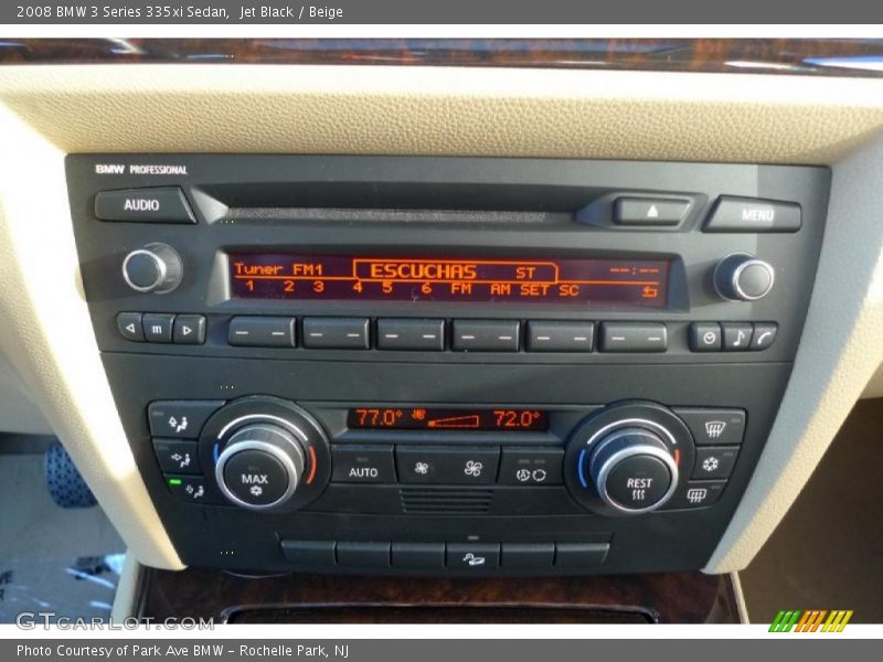 Jet Black / Beige 2008 BMW 3 Series 335xi Sedan