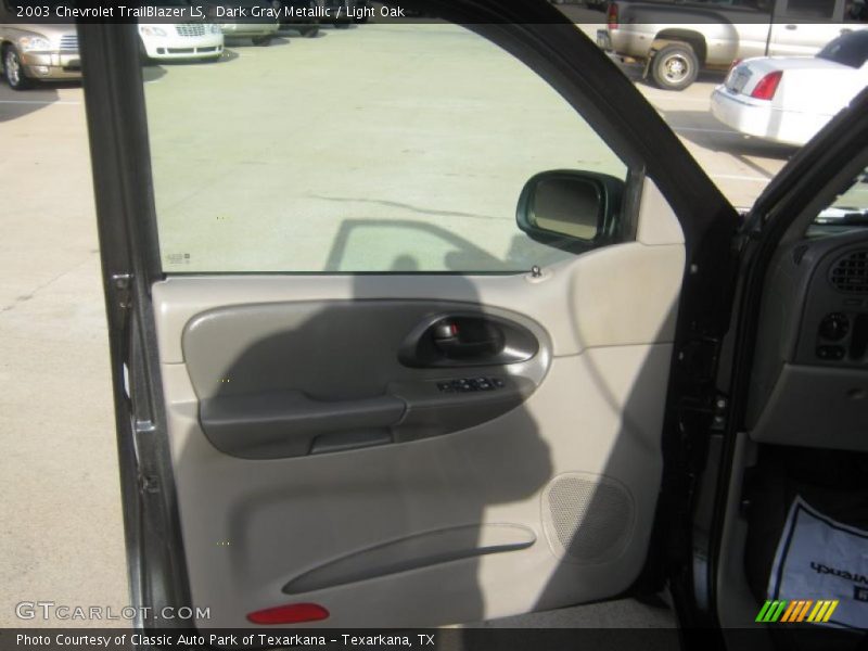 Dark Gray Metallic / Light Oak 2003 Chevrolet TrailBlazer LS
