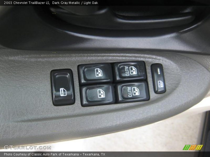 Dark Gray Metallic / Light Oak 2003 Chevrolet TrailBlazer LS