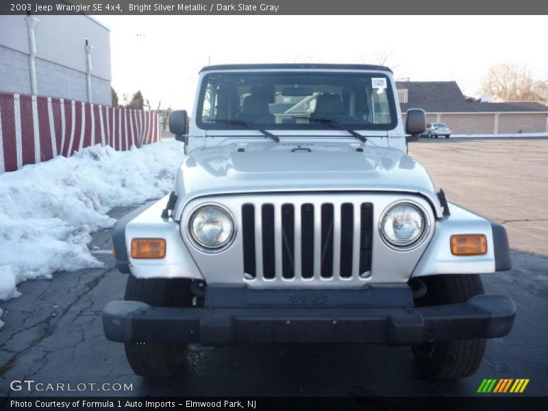 Bright Silver Metallic / Dark Slate Gray 2003 Jeep Wrangler SE 4x4
