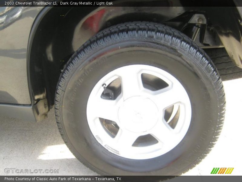 Dark Gray Metallic / Light Oak 2003 Chevrolet TrailBlazer LS
