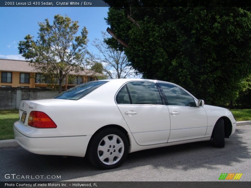 Crystal White / Ecru 2003 Lexus LS 430 Sedan