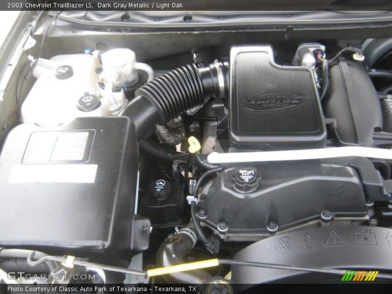 Dark Gray Metallic / Light Oak 2003 Chevrolet TrailBlazer LS