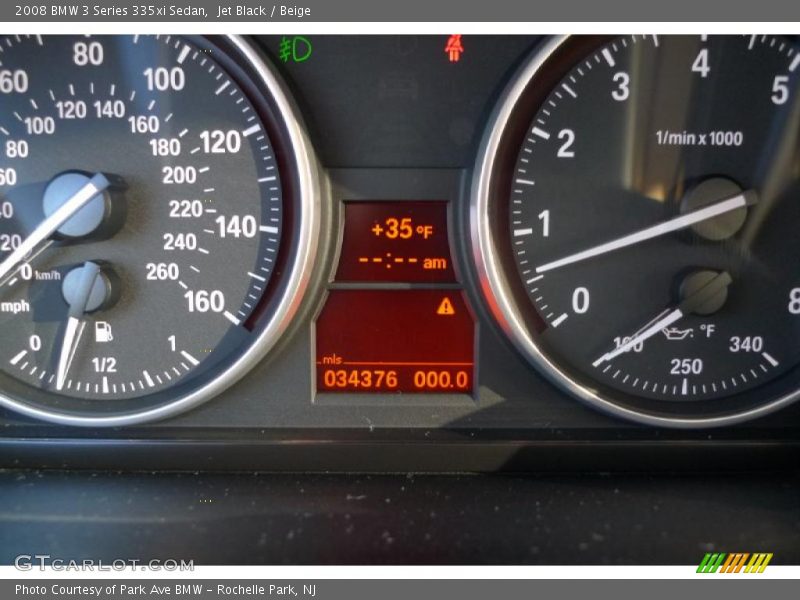 Jet Black / Beige 2008 BMW 3 Series 335xi Sedan