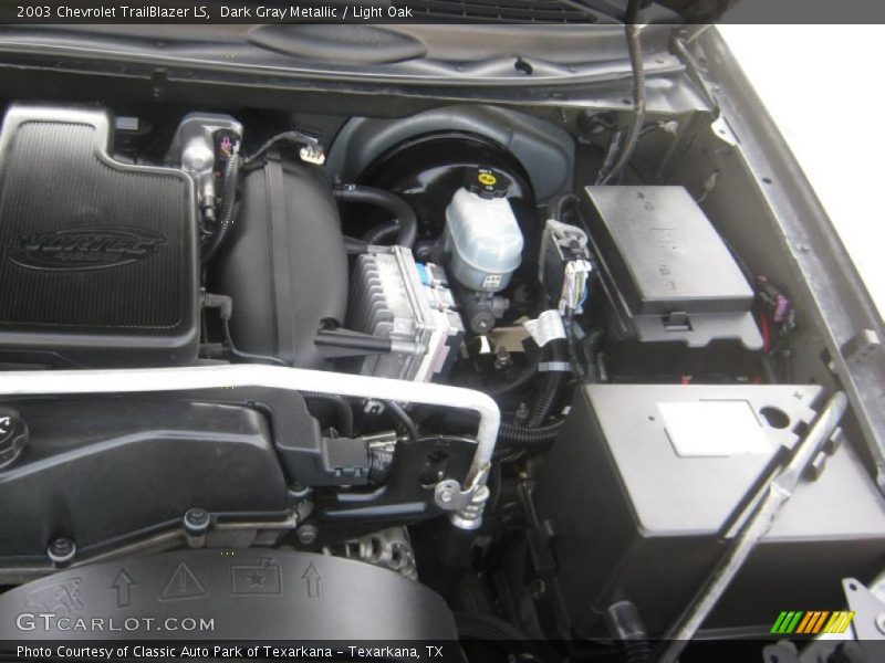 Dark Gray Metallic / Light Oak 2003 Chevrolet TrailBlazer LS