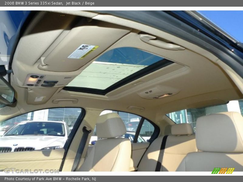 Jet Black / Beige 2008 BMW 3 Series 335xi Sedan