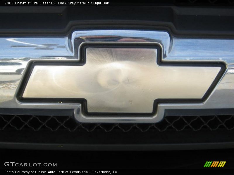 Dark Gray Metallic / Light Oak 2003 Chevrolet TrailBlazer LS