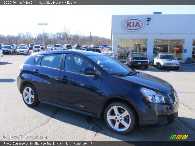 Navy Blue Metallic / Ebony 2009 Pontiac Vibe 2.4