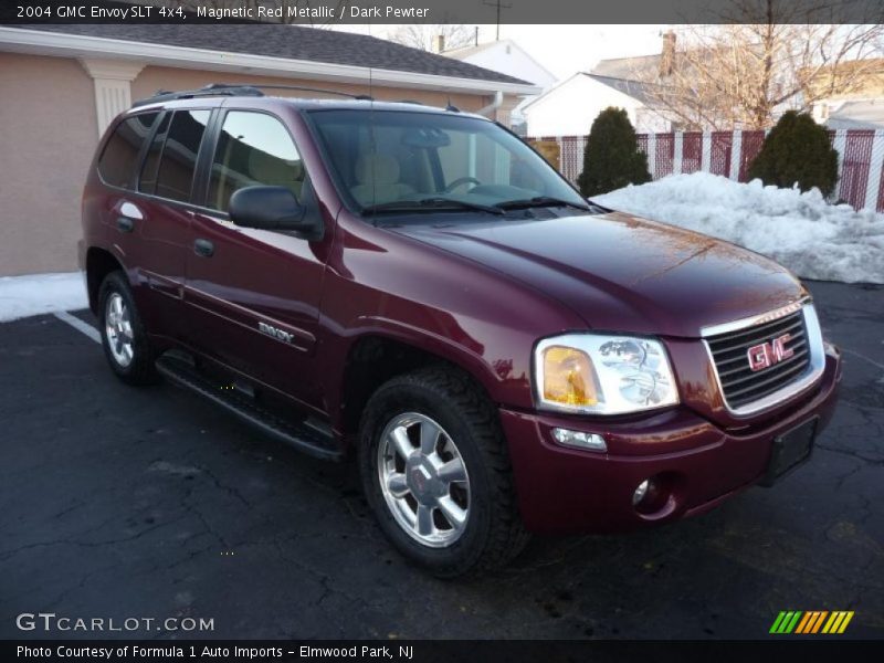 Magnetic Red Metallic / Dark Pewter 2004 GMC Envoy SLT 4x4