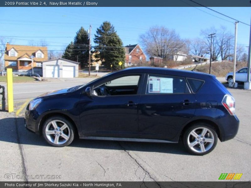 Navy Blue Metallic / Ebony 2009 Pontiac Vibe 2.4