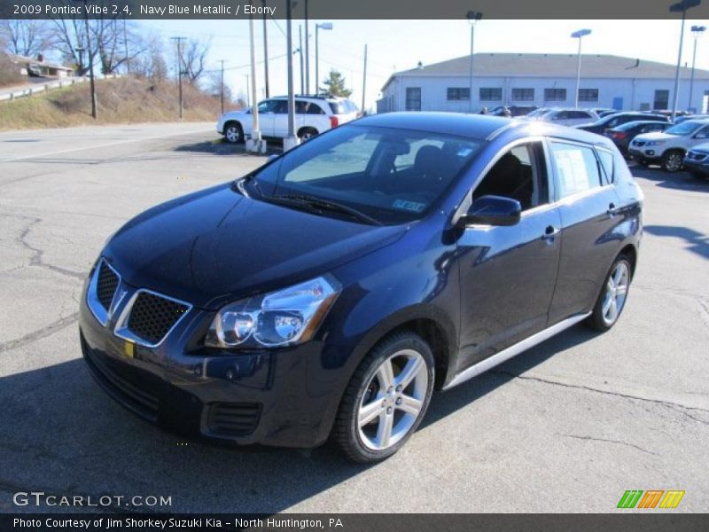 Navy Blue Metallic / Ebony 2009 Pontiac Vibe 2.4