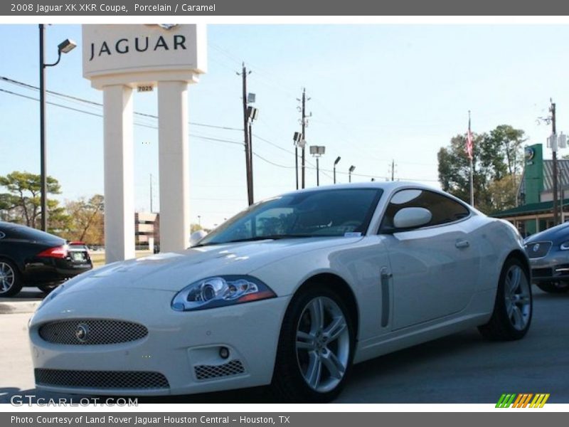 Porcelain / Caramel 2008 Jaguar XK XKR Coupe