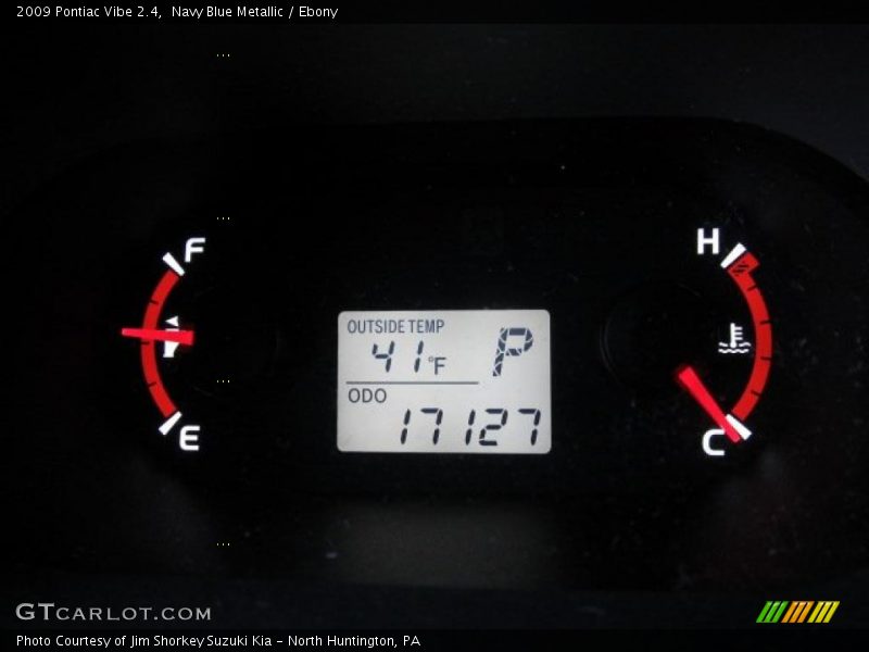 Navy Blue Metallic / Ebony 2009 Pontiac Vibe 2.4