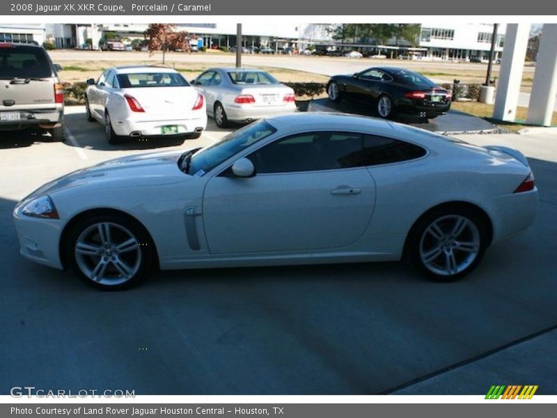 Porcelain / Caramel 2008 Jaguar XK XKR Coupe