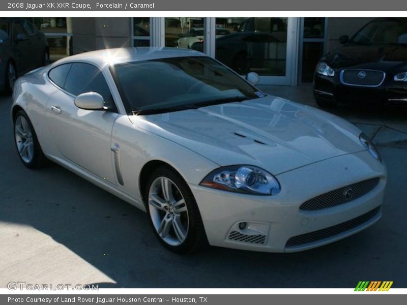 Porcelain / Caramel 2008 Jaguar XK XKR Coupe