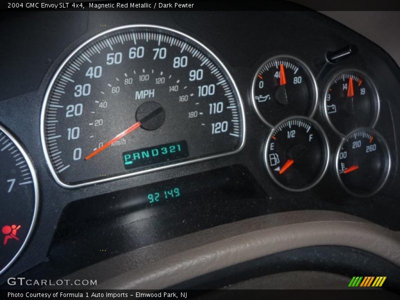 Magnetic Red Metallic / Dark Pewter 2004 GMC Envoy SLT 4x4