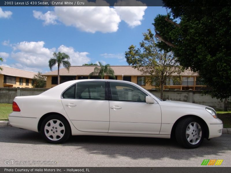 Crystal White / Ecru 2003 Lexus LS 430 Sedan