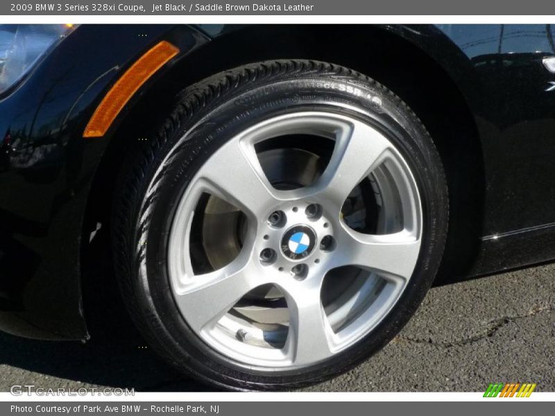Jet Black / Saddle Brown Dakota Leather 2009 BMW 3 Series 328xi Coupe