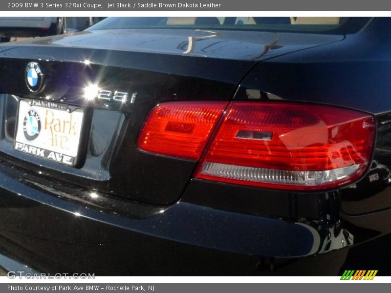 Jet Black / Saddle Brown Dakota Leather 2009 BMW 3 Series 328xi Coupe