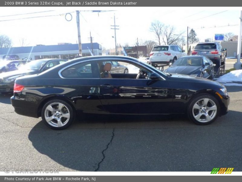 Jet Black / Saddle Brown Dakota Leather 2009 BMW 3 Series 328xi Coupe