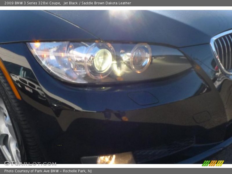 Jet Black / Saddle Brown Dakota Leather 2009 BMW 3 Series 328xi Coupe