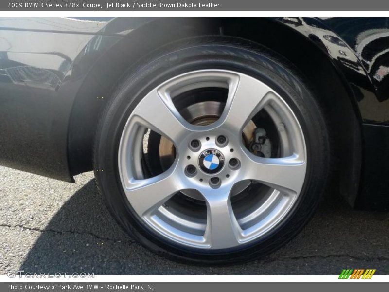 Jet Black / Saddle Brown Dakota Leather 2009 BMW 3 Series 328xi Coupe