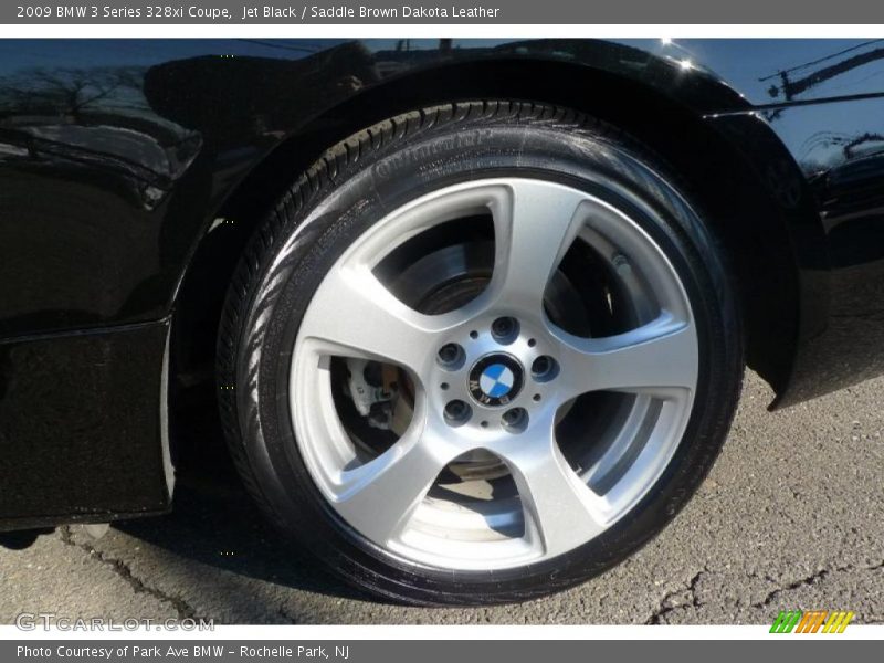 Jet Black / Saddle Brown Dakota Leather 2009 BMW 3 Series 328xi Coupe