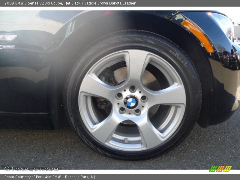 Jet Black / Saddle Brown Dakota Leather 2009 BMW 3 Series 328xi Coupe