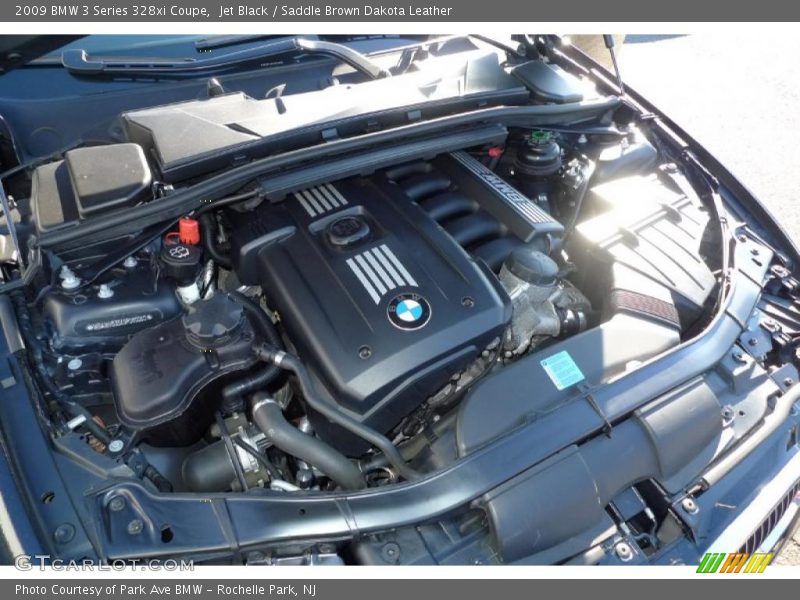 Jet Black / Saddle Brown Dakota Leather 2009 BMW 3 Series 328xi Coupe