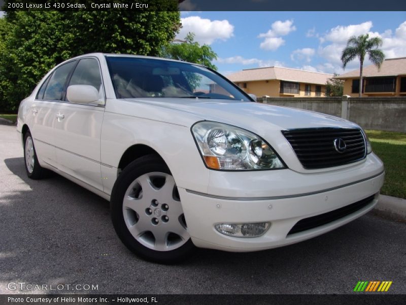 Crystal White / Ecru 2003 Lexus LS 430 Sedan